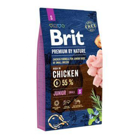 Brit Premium Dog by Nature Junior S 8kg