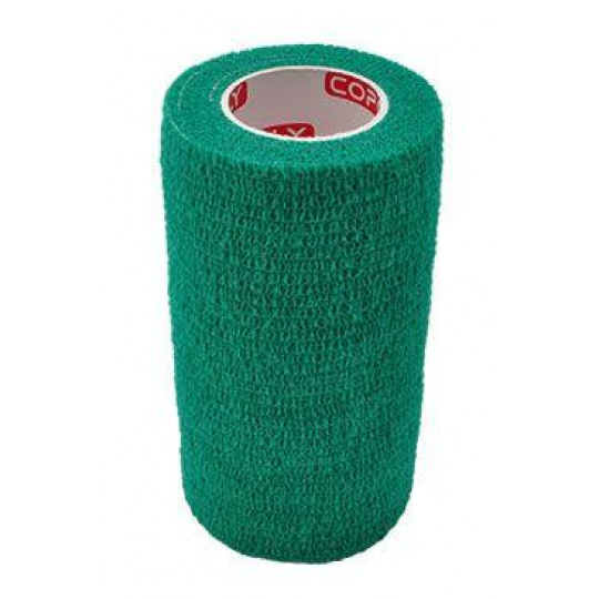 Elastická bandáž. CoPoly 10cm x 4,5m  zelená