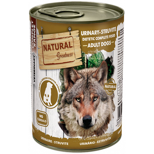 Natural Greatness URINARY-STRUVIT, veterinární dieta, konzerva pro psy 400g Natural Greatness URINARY-STRUVIT, veterinární dieta, konzerva pro psy 400g