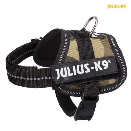 Julius-K9 silový postroj Baby 1/XS 30-40 cm, -  maskáč