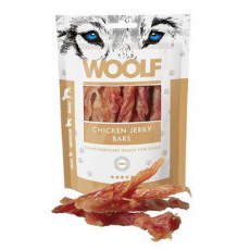 WOOLF Classic pôch. Chicken Jerky Bars 100g