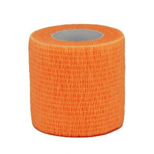 Elastická bandáž. CVET 5cmx4,5m oranžové 1ks