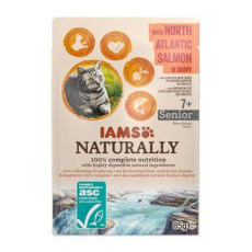 Iams Cat Senior losos v omáčce kapsa 85g