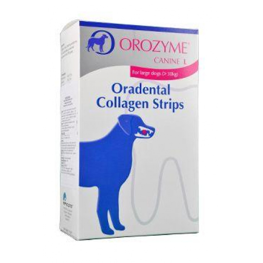 Orozyme plátky žvýkací pro psy L nad 30kg 141g