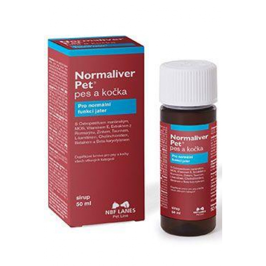 Normaliver pre psy a mačky, sirup 50ml