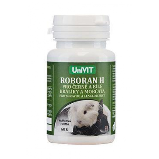 Roboran H pre Čierne a Biele králiky a morčatá 60g