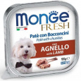 MONGE FRESH - paštéta a kúsky s jahňacinou 100 g pre psy