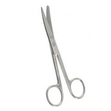 Nůžky chir. zahnuté HT 140mm Kruuse (standardní kval.) Nůžky chir. zahnuté HT 140mm Kruuse (standardní kval.)