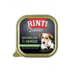 Rinti Dog Feinest vanička drůbež+zelenina 150g
