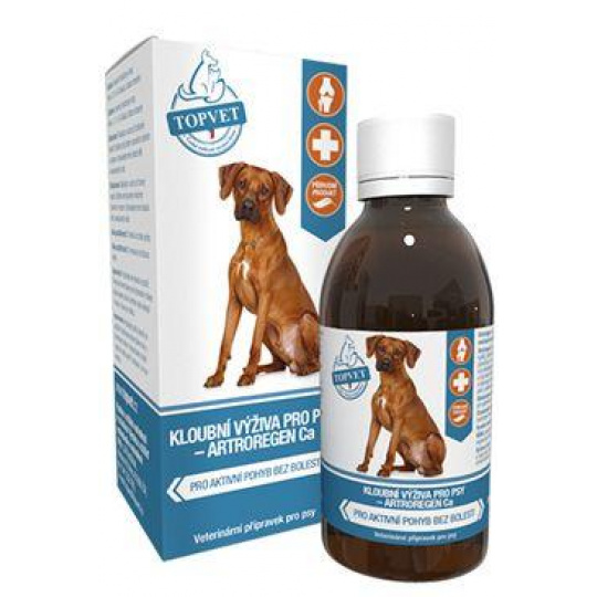 Kĺbová výživa Artroregen Ca sirup pre psy TOPVET200ml