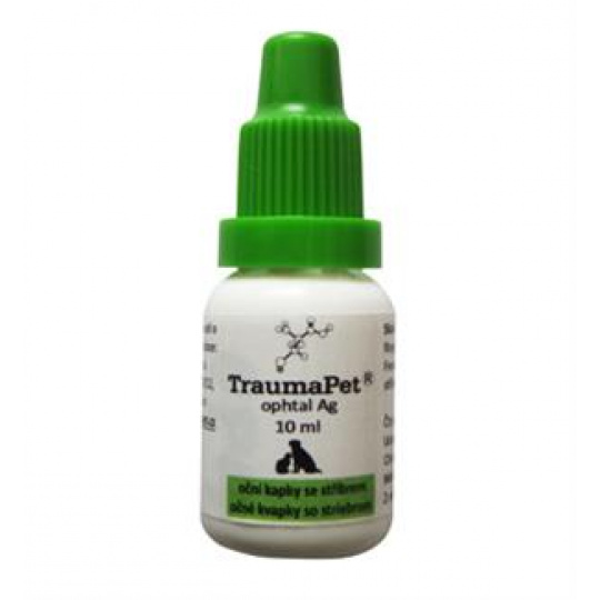 TraumaPet ophtal Ag očné kvapky 10 ml TraumaPet ophtal Ag očné kvapky 10 ml