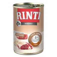 Rinti Dog Sensible konzerva jahňa+ryža 400g Rinti Dog Sensible konzerva jahňa+ryža 400g