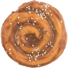 DentaFun Chewing Pie, žuvací koláč z byvolej kože [50 ks], ø 9 cm / 70 g