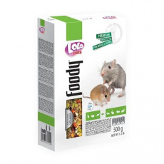 LOLO Foody kompletné krmivo pre myši 500 g krabička