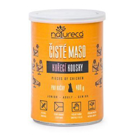 NATURECA konz. kuracie kúsky pre mačky 400g