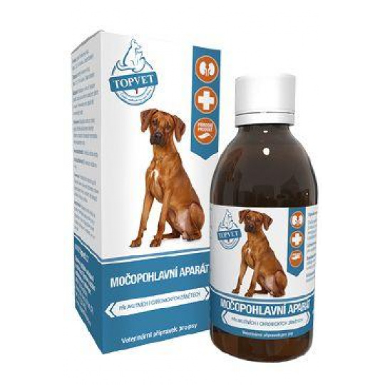 Močopohlavný aparát sirup pre psy TOPVET 200ml