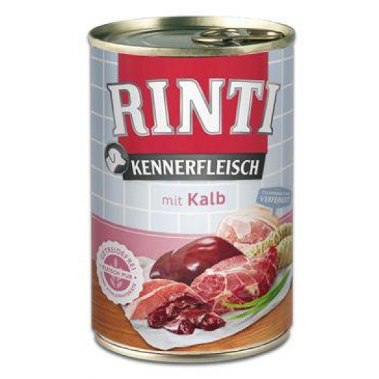 Rinti Dog Kennerfleisch konzerva telecí 400g