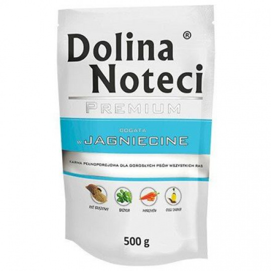 DOLINA NOTECI PREMIUM jahňacia kapsička pre psy 500 g DOLINA NOTECI PREMIUM jahňacia kapsička pre psy 500 g