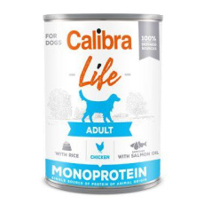 Calibra Dog Life  konz.Adult Chicken with rice 400g