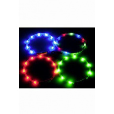 Obojok USB Visio Light LED nabíjací 70cm modrý KAR