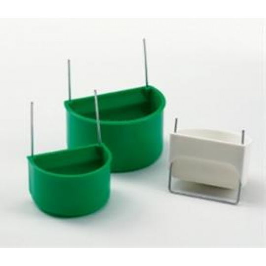 Kŕmidlo pre vtáky DUVO+ do klietky plastové s kovovými držiakmi Large