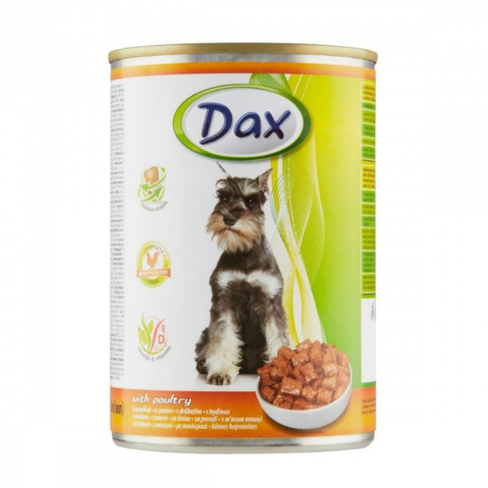 DAX konzerva pes Hydina 415g DAX konzerva pes Hydina 415g