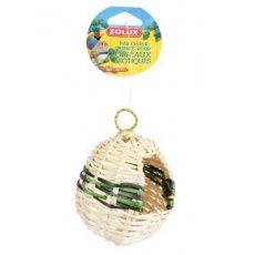 Hniezdo pre vtáky do klietky prútené 11,5cm Zolux