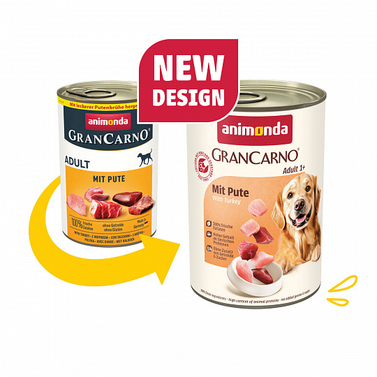 GRANCARNO Adult - s morčacím mäsom 400 g GRANCARNO Adult - s morčacím mäsom 400 g