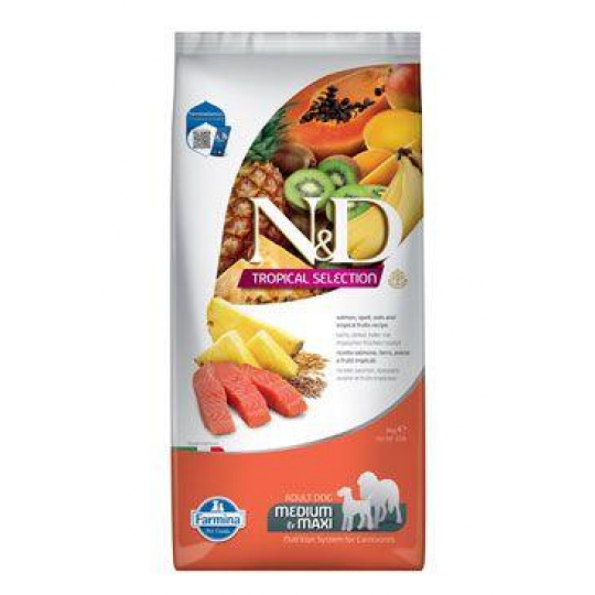 N&D TROPICAL SELECTION DOG Adult M/L Salmon 10kg N&D TROPICAL SELECTION DOG Adult M/L Salmon 10kg