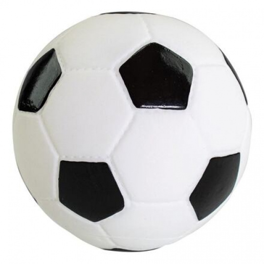 Futbalová lopta so zvukom 7.5 cm, vinyl, HipHop Pes