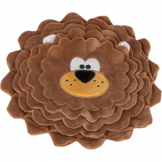 DOG ACTIVITY lev, šustící koberec na pamlsky, o 26 cm, polyester, hnědá DOG ACTIVITY lev, šustící koberec na pamlsky, o 26 cm, polyester, hnědá