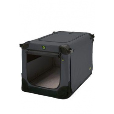 Prepravka MAELSON pre psy nylon čierna XXL/105x72x81cm