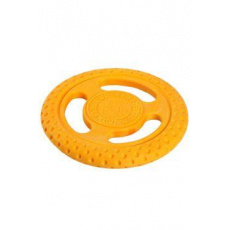Hračka pes FRISBEE MAXI pláv. z TPR oranžová Kiwi