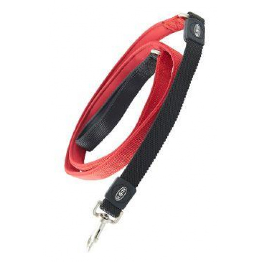 Vodítko BUSTER Neoprene Bungee S/M 120cm/20mm červené