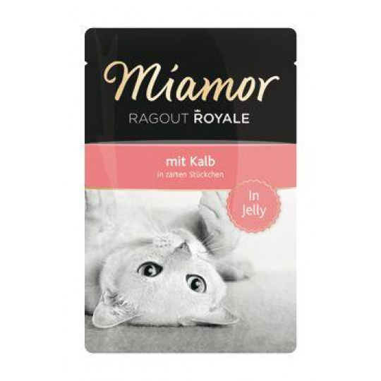 Miamor Cat Ragout kapsa Royale telecí v želé 100g