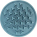 Protihltací tanier Slow feeding PILLARS, na pomalé kŕmenie, TPE, o 35 cm, modrá