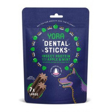 YORA Dog poch. z hmyzu Dental tyčinky L 270g/7ks YORA Dog poch. z hmyzu Dental tyčinky L 270g/7ks