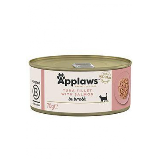 Applaws Cat konz. Adult Broth tuniak s lososom 70g
