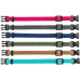 Balení nylon.rozeznávacích obojků pro štěňata M-L 22-35cm/10mm,fuchs,šedá,mod,khaki,korál,tyrkys