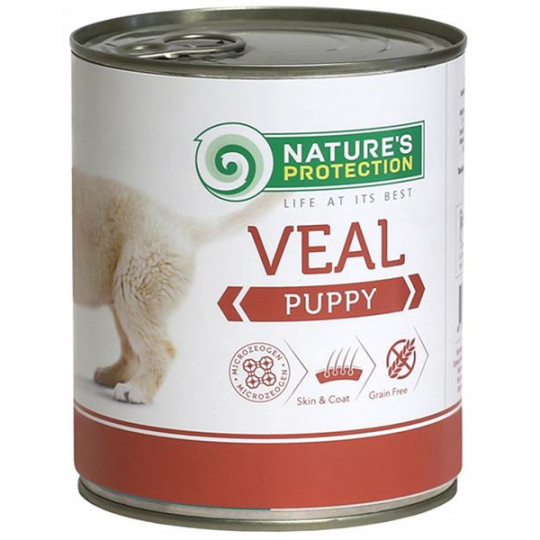 Natures P KONZERVA dog puppy teľacie 800 g