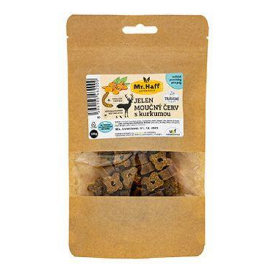 UGF maškrta Mr. Haff múčny červ, jeleň a kurkuma 100g
