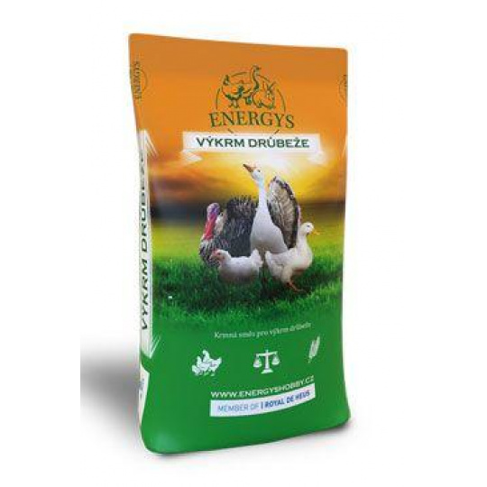 Krmivo pro kachny ENERGYS MAXI granulované 25kg