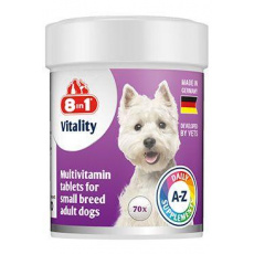 Vitality Multivitamín 8v1 pre malé plemená 70tbl