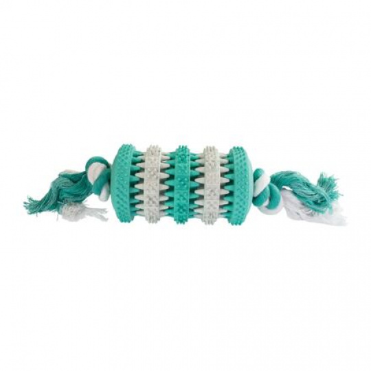 Dentálna starostlivosť mätový Roller s bavlneným lanom 9/26 cm, HipHop Dog