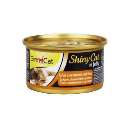 GimCat ShinyCat konz. tuniak&kreveta&maltóza 70g