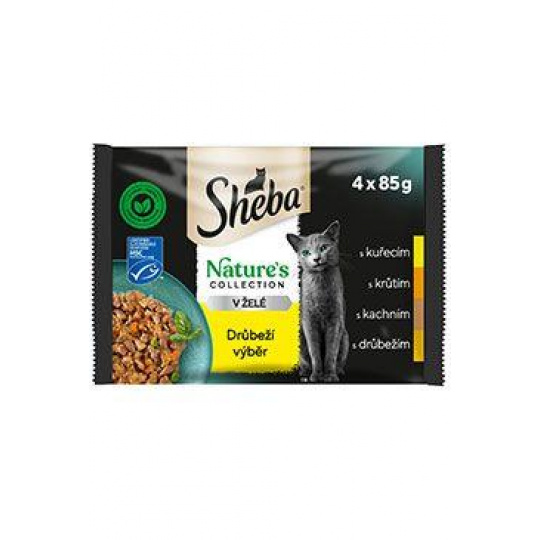 Sheba kapsička Nature's Collection hydinový výber 4x85g Sheba kapsička Nature's Collection hydinový výber 4x85g