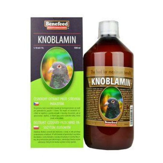 Knoblamin H pre holuby cesnakový olej 1l Knoblamin H pre holuby cesnakový olej 1l
