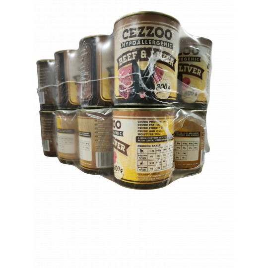 CEZZOO Hypoallergenic Beef and Liver 800g Množstvo: 14 + 2 zadarmo