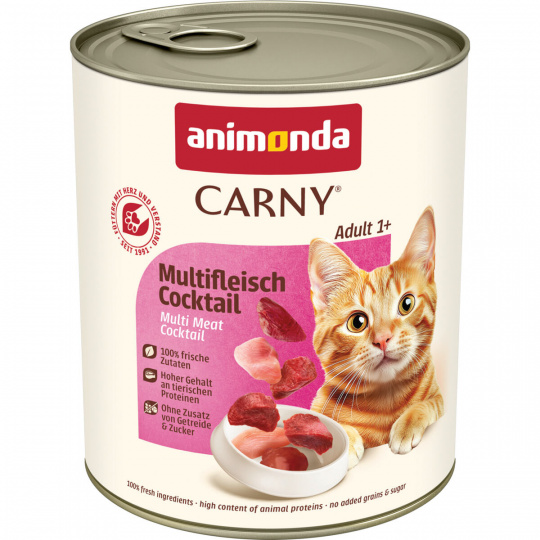 ANIMONDA konzerva CARNY Adult - mäsový kokteil 800g ANIMONDA konzerva CARNY Adult - mäsový kokteil 800g