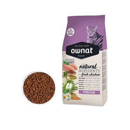 OWNAT CLASSIC CAT Sterilized 15kg OWNAT CLASSIC CAT Sterilized 15kg
